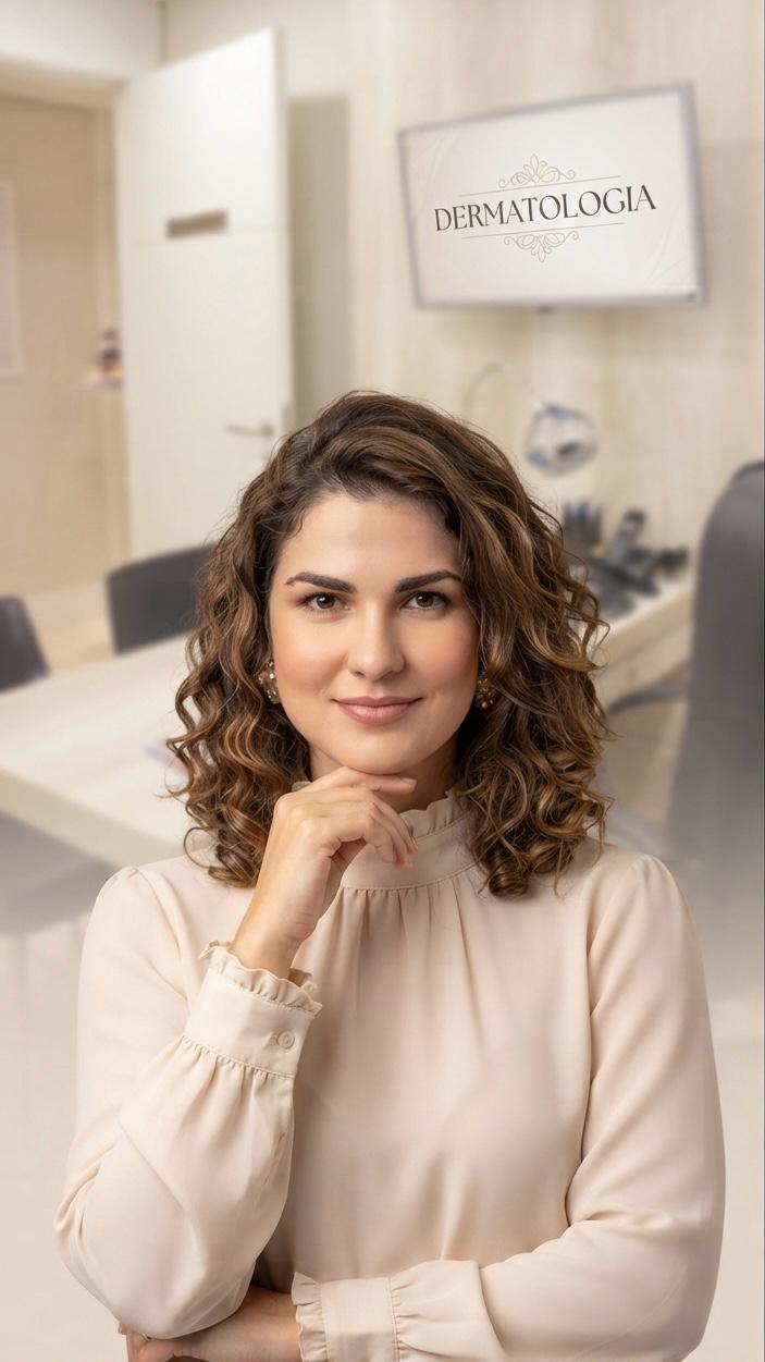 Dra. Liz Franzotti Lima, dermatologista, em seu consultório na Vila Olímpia